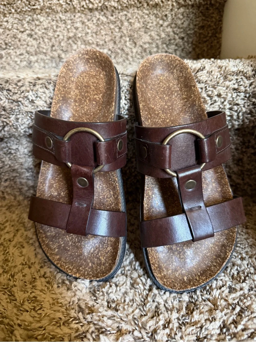 Saint Laurent Leather Sandals